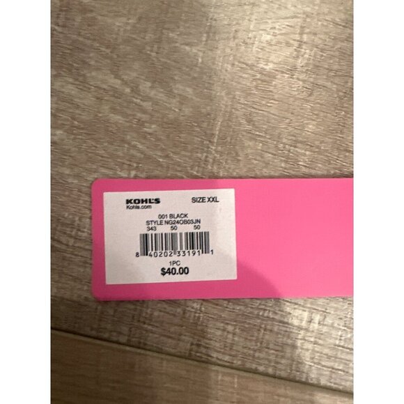 Ninety-Nine Degrees V-neck Lace up One-Piece Swimsuit, Women's, Size: XXL, Black - Picture 4 of 5